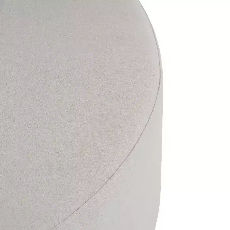 TUYOHW Poggiapiedi Tondo diametro 30,5 cm con Gambe in Legno di Gomma, Poggiapiedi Moderno Minimalista con Cuscinetti Antiscivolo, Decorazioni per la Casa