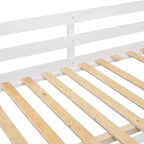 Luxystar Letto a castello moderno completo su completo con 4 cassetti e 3 mensole