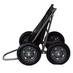 Carrello pieghevole multiuso Hawk Crawler, carrello per la caccia al cervo e la pesca con capacità di 227 kg per il trasporto di selvaggina, esche, attrezzatura da caccia e legna, nero