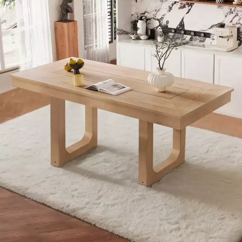 GDFStudio Phillips Tavolo da Pranzo Allungabile in Legno per Fattoria 60-78
