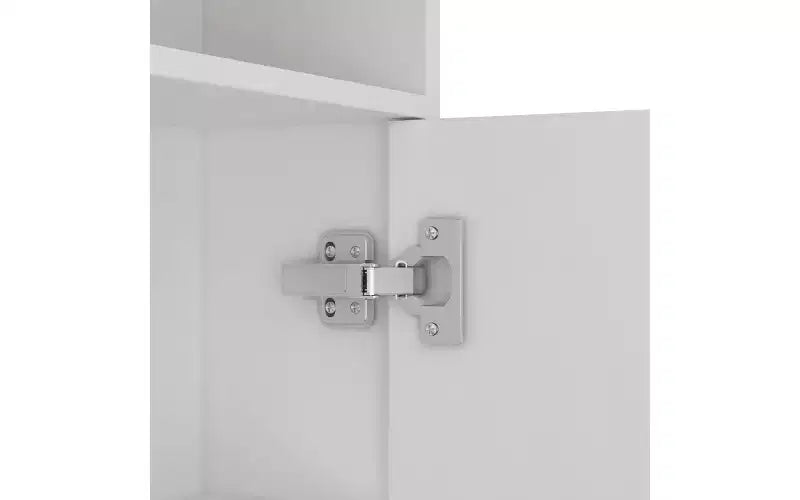 Toeletta Trucco da 43 pollici in Stile Rustico con Specchio Illuminato, Contenitori Organizzati e Supporto per Asciugacapelli per Camera da Letto, Finitura Naturale