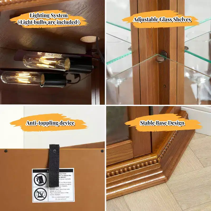 MAYEERTY Pensile da bagno a specchio in MDF impermeabile da incasso 1 ripiano