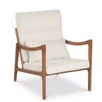 Costway Poltrona Imbottita in Lino 1/2 Pezzi con Cuscino Lombare, Schienale Rimovibile, Cuscini Seduta Beige/Marrone