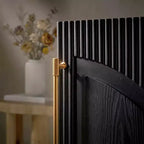Morden Fort Mobile Contenitore a 2 Ante Bianco, Credenza Modulare con Ante ad Arco Simmetriche, Consolle per Sala da Pranzo, Soggiorno