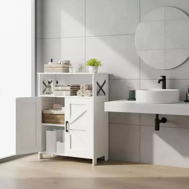 Dcolora Mobile Bagno per Agriturismo con 2 Ante e Ripiani Regolabili