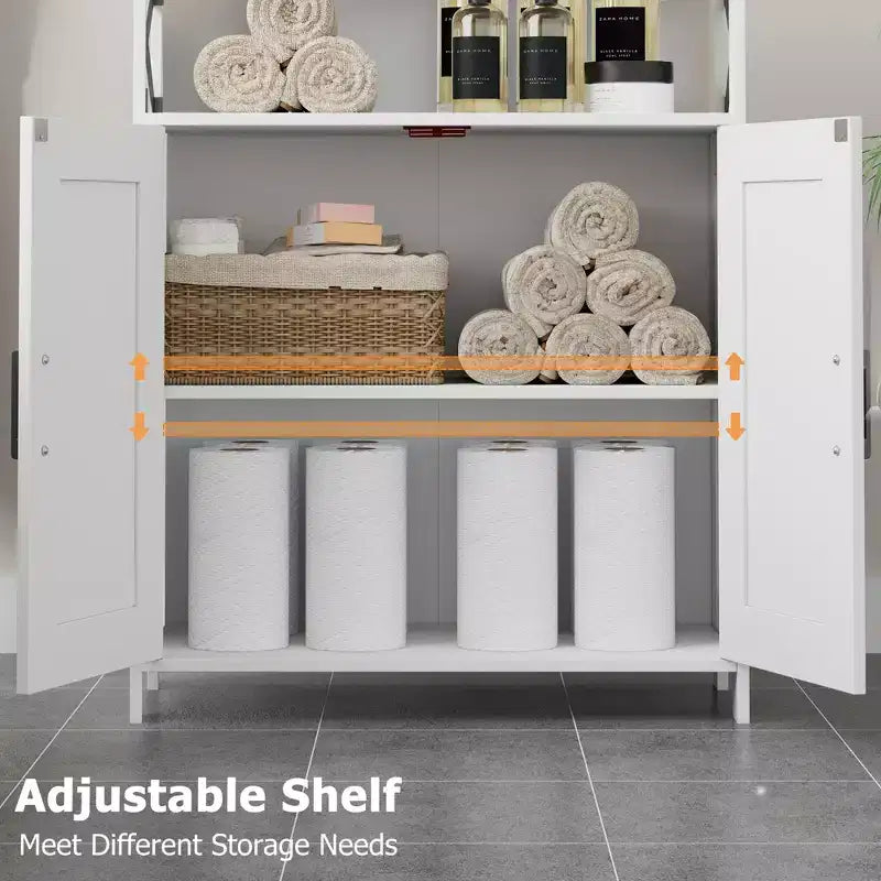 Dcolora Mobile Bagno per Agriturismo con 2 Ante e Ripiani Regolabili