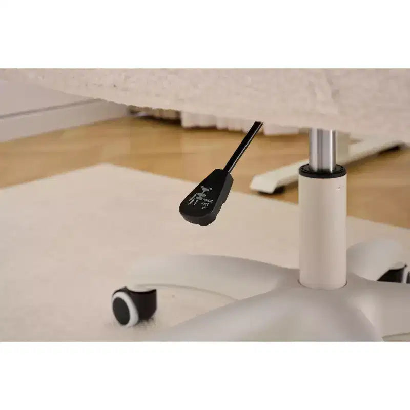 Sedia da ufficio Teddy Swivel, poltrona girevole con altezza regolabile, ruote per studio, camera da letto - ModernLuxe