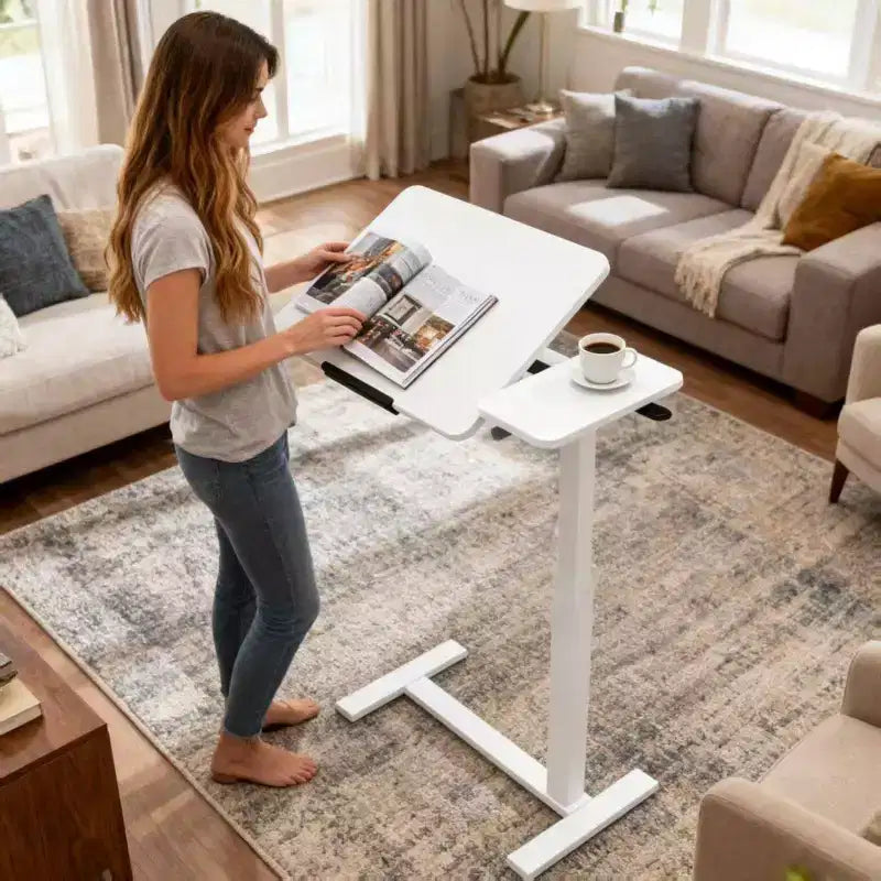 Comodino mobile con ruote per camera da letto e soggiorno