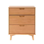 Cassettiera a 3 cassetti in legno, stile Mid-Century Modern - Walker Edison