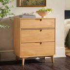 Cassettiera a 3 cassetti in legno, stile Mid-Century Modern - Walker Edison