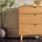 Cassettiera a 3 cassetti in legno, stile Mid-Century Modern - Walker Edison
