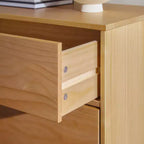 Cassettiera a 3 cassetti in legno, stile Mid-Century Modern - Walker Edison