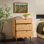 Cassettiera a 3 cassetti in legno, stile Mid-Century Modern - Walker Edison
