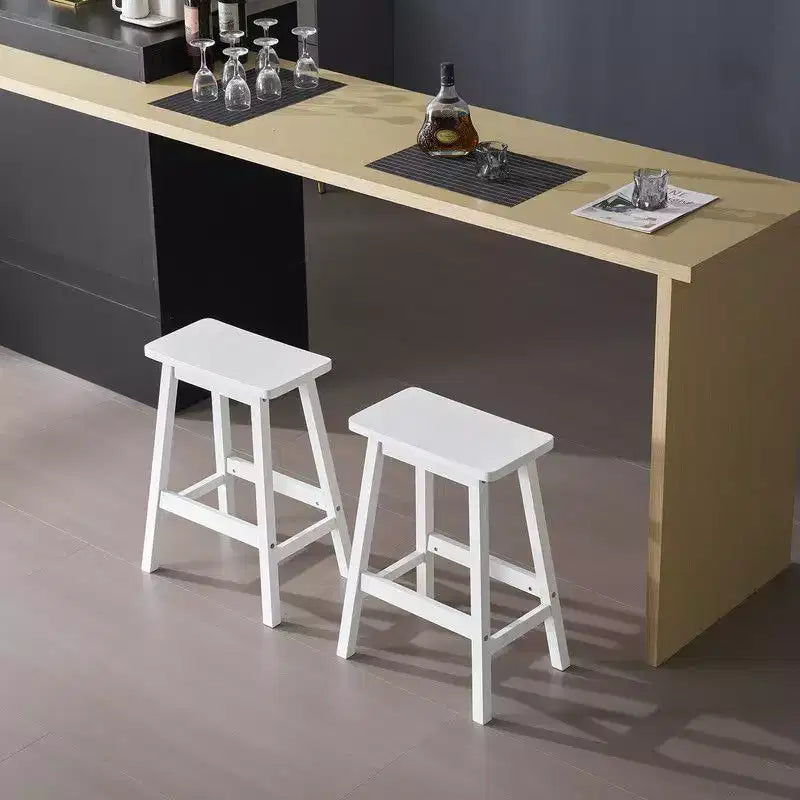 Karlhome Solid Wood Counter Stool