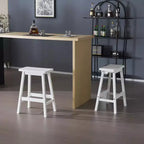 Sgabello da bancone Karlhome in legno massello