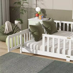 MAYEERTY Sponda di sicurezza per letto a castello matrimoniale, design silenzioso, metallo resistente