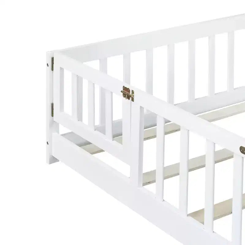 MAYEERTY Sponda di sicurezza per letto a castello matrimoniale, design silenzioso, metallo resistente