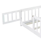 MAYEERTY Sponda di sicurezza per letto a castello matrimoniale, design silenzioso, metallo resistente