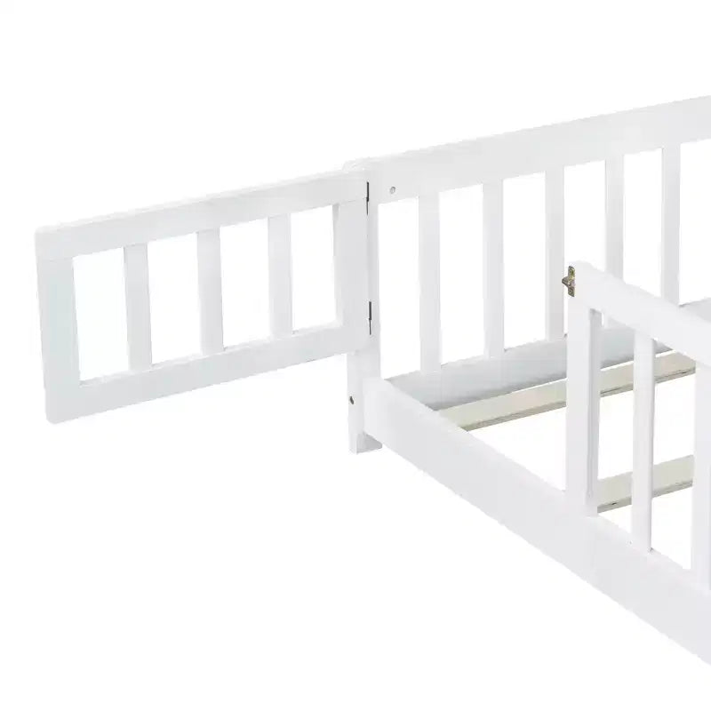 MAYEERTY Sponda di sicurezza per letto a castello matrimoniale, design silenzioso, metallo resistente