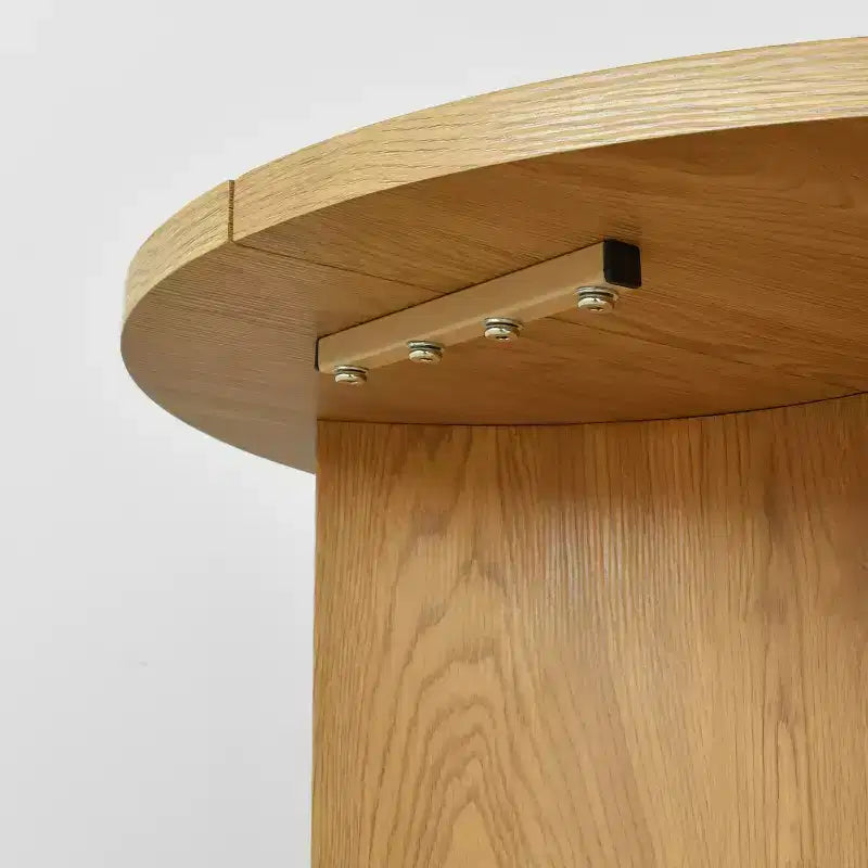 Tavolo da Pranzo Ovale Moderno con Gambe a C, Elegante Tavolo Grande da Cucina con Finitura Venata in Legno per Casa, Colazione o Sala da Pranzo-Panipeachy