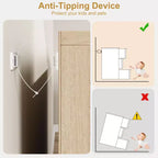 Cassettiera a 7 cassetti per camera da letto - Comò in rovere naturale largo 137 cm con grande capacità, Organizer in legno per soggiorno, cameretta, ingresso