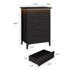 Comodino Moderno con 3/5/6/8 Cassetti e Luce LED, Comodino Piccolo in Legno e Cassettiera, Armadio Organizer per Camera da Letto, Armadio e Soggiorno