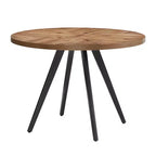 Tavolo da pranzo rotondo Jolana 45 e set di sedie da pranzo imbottite - iNSPIRE Q