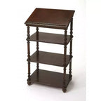 HomeRoots 24 Dark Brown Standing Desk