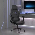 vidaXL Sedia da gaming regolabile, nera e blu, in similpelle, metallo e compensato