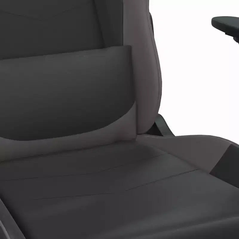 vidaXL Sedia da gaming regolabile, nera e blu, in similpelle, metallo e compensato