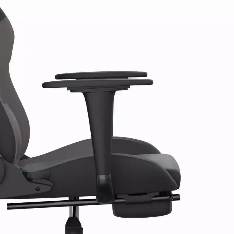 vidaXL Sedia da gaming regolabile, nera e blu, in similpelle, metallo e compensato