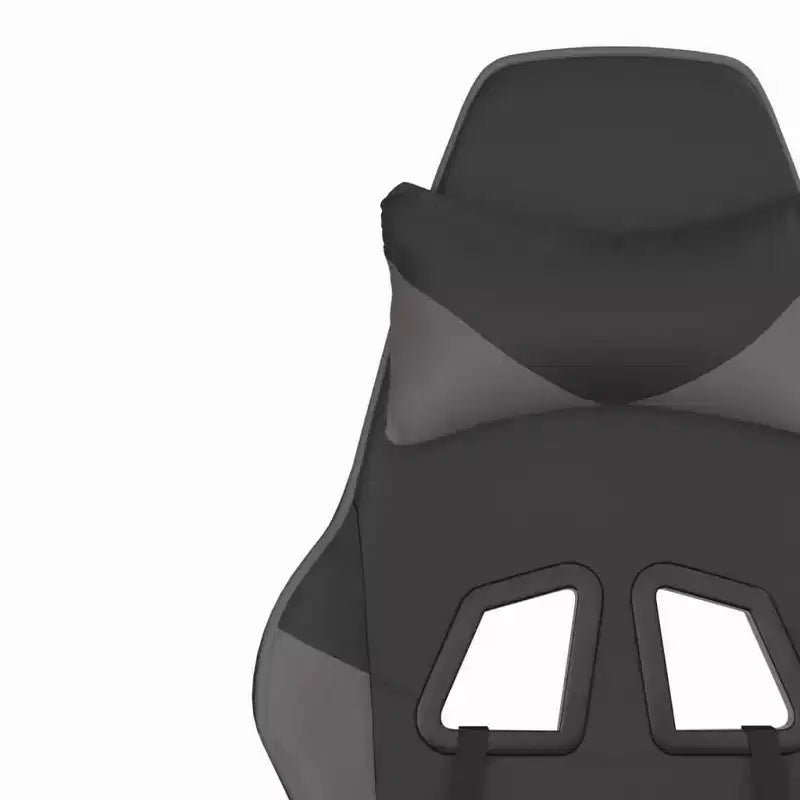 vidaXL Sedia da gaming regolabile, nera e blu, in similpelle, metallo e compensato