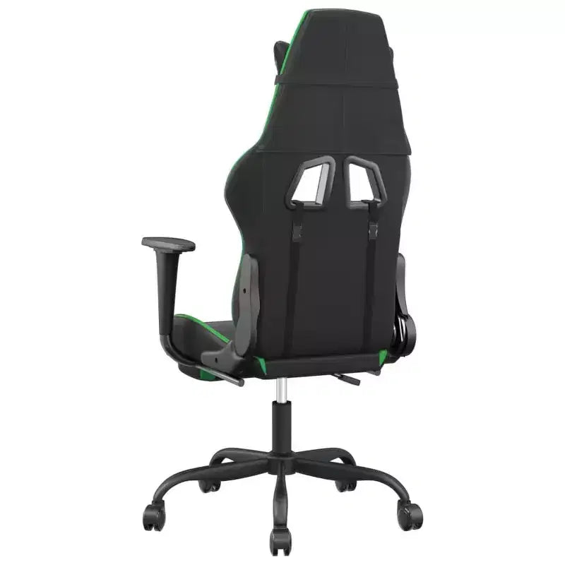 vidaXL Sedia da gaming regolabile, nera e blu, in similpelle, metallo e compensato