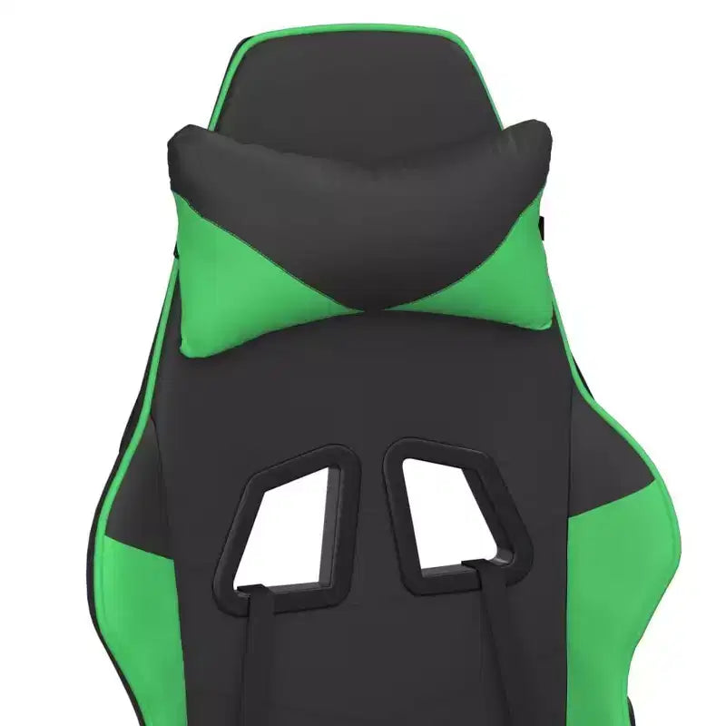 vidaXL Sedia da gaming regolabile, nera e blu, in similpelle, metallo e compensato