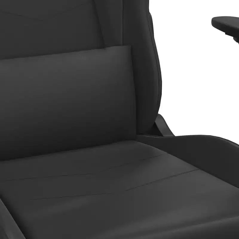 vidaXL Sedia da gaming regolabile, nera e blu, in similpelle, metallo e compensato