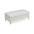 Meridian Furniture Naomi Velvet Ottoman