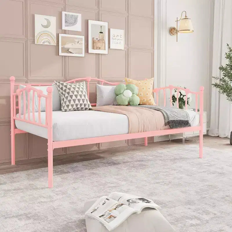 Divano letto estraibile gemello salvaspazio GustoWave con letto estraibile per soggiorno, camera da letto