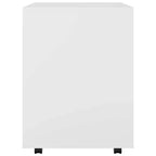 vidaXL Mobiletto contenitore Bianco Legno ingegnerizzato Medio Elegante