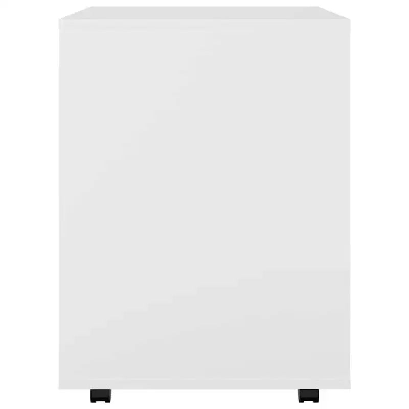 vidaXL Mobiletto contenitore Bianco Legno ingegnerizzato Medio Elegante