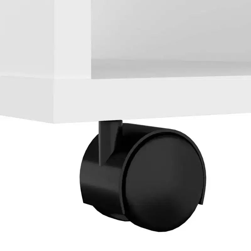 vidaXL Mobiletto contenitore Bianco Legno ingegnerizzato Medio Elegante