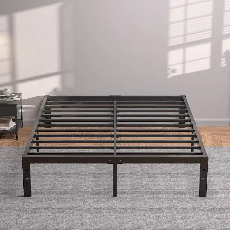 Struttura letto in metallo con spazio sottoletto da 32 cm – Misura singola, piazza e mezza, queen o king