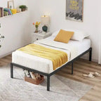 Struttura letto in metallo con spazio sottoletto da 32 cm – Misura singola, piazza e mezza, queen o king