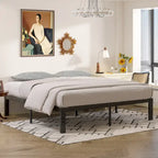 Struttura letto in metallo con spazio sottoletto da 32 cm – Misura singola, piazza e mezza, queen o king