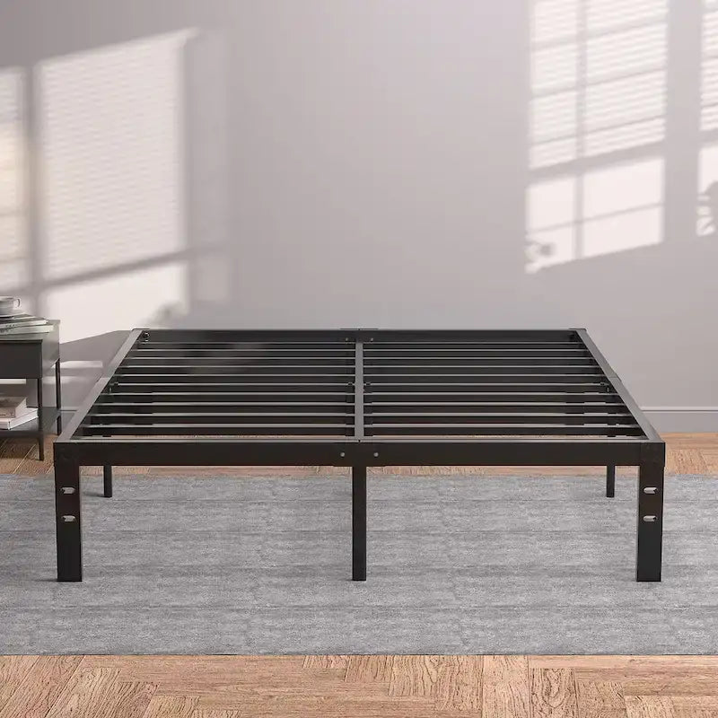 Struttura letto in metallo con spazio sottoletto da 32 cm – Misura singola, piazza e mezza, queen o king