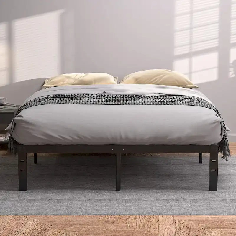 Struttura letto in metallo con spazio sottoletto da 32 cm – Misura singola, piazza e mezza, queen o king