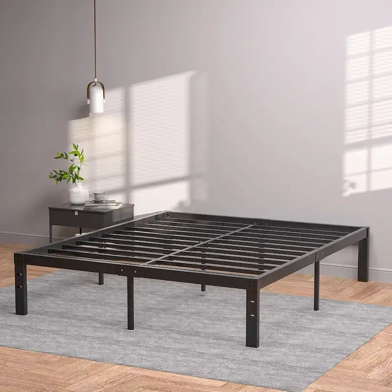 Struttura letto in metallo con spazio sottoletto da 32 cm – Misura singola, piazza e mezza, queen o king