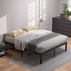 Struttura letto in metallo con spazio sottoletto da 32 cm – Misura singola, piazza e mezza, queen o king