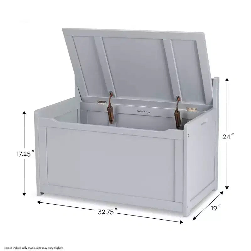 Cofanetto giocattoli in legno Melissa & Doug (grigio)