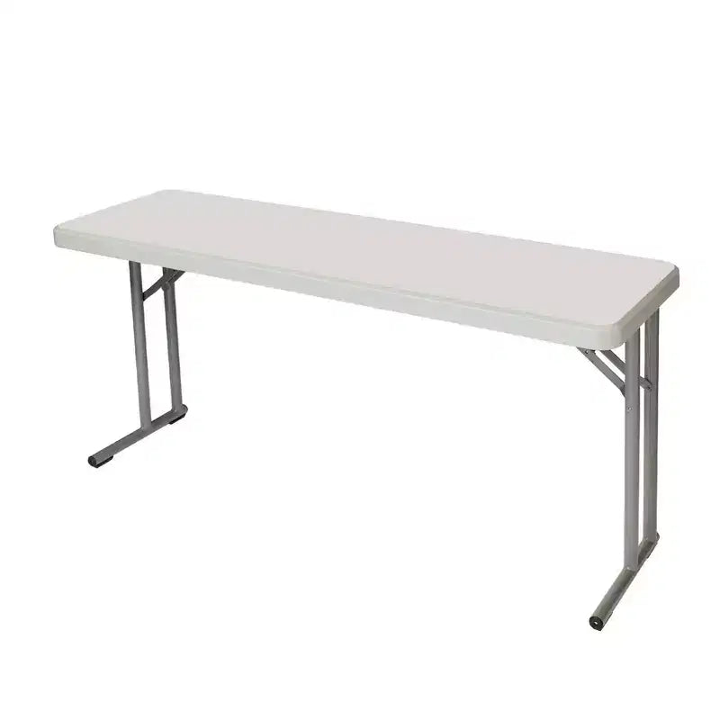 18"x60" Heavy Duty Seminar Folding Banquet Table Speckled Gray - Hampden Furnishings: Scratch-Resistant, Heat-Resistant, 700 lbs Capacity