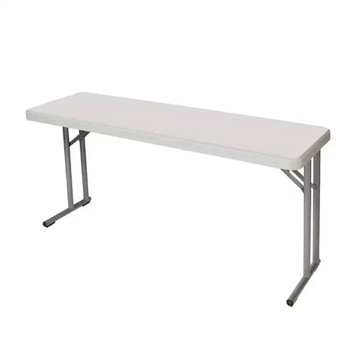 18"x60" Heavy Duty Seminar Folding Banquet Table Speckled Gray - Hampden Furnishings: Scratch-Resistant, Heat-Resistant, 700 lbs Capacity